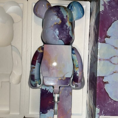 Medicom Bearbrick Marble 1000% Bearbrick pattern horror artist