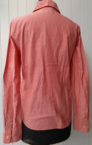 45RPM forty five RPM studio by R 3 Japan solid plain red ladies slim shirt - Picture 7 of 14
