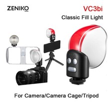 ZENIKO VC3 Bi Retro Classic On-Camera LED Video Fill Light Diffuser 2500K-6500K