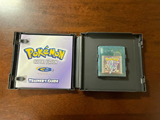 Pokemon Crystal Version (Game Boy Color) Authentic Tested - With Manual & A Case