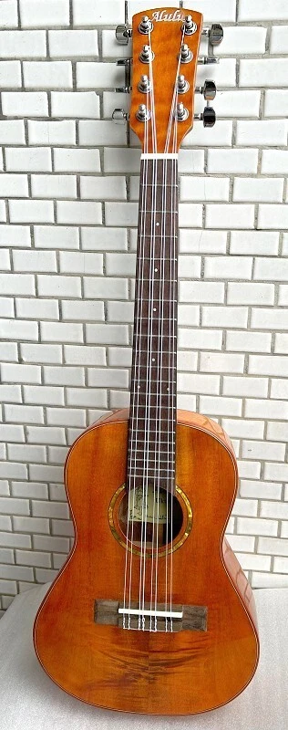 Alulu 8 String Solid curly Acacia Koa wood Tenor Ukulele BU980 - Image 2 of 4