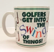 Golfers get into the swing mug  NEW 3583
