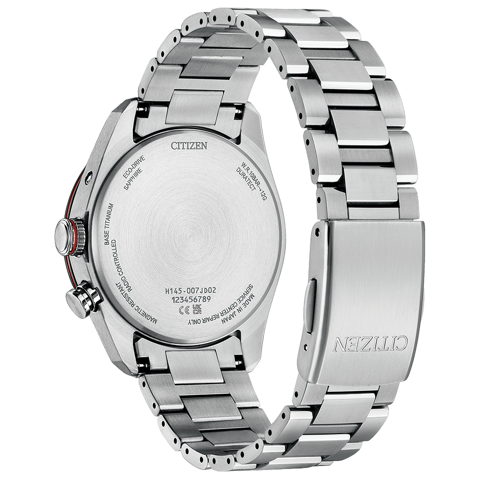 CITIZEN ATTESA ACT Line CB0287-68L Titanium Eco-Drive Radio Solar
