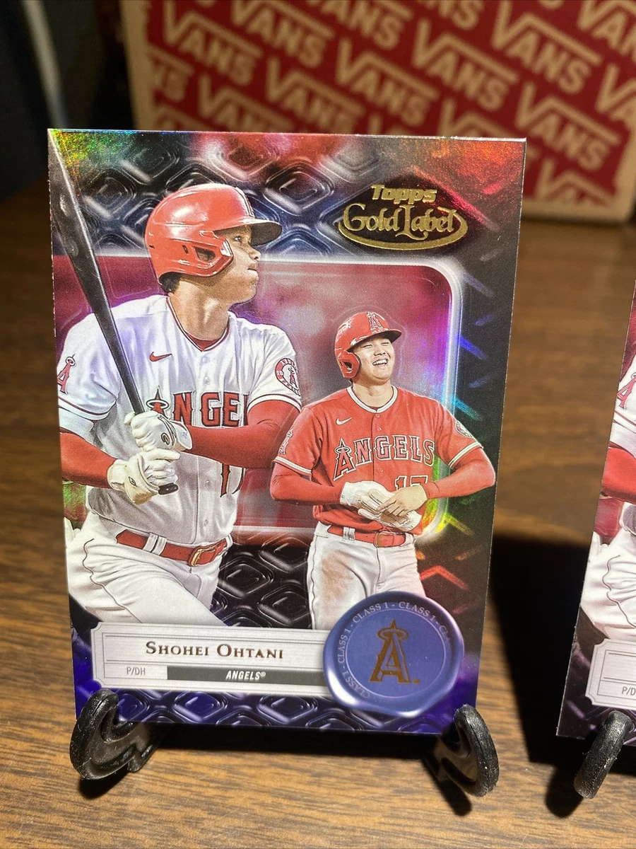 2022 Topps Gold Label Shohei Ohtani Class 1 ,3 + Class 1 Black Foil L.A Angels