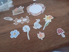6X PAPER DIE CUTS FOR SCRAPBOOKING/JOURNALS MIXED PD190 