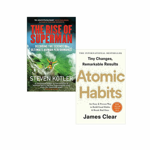 Atomic Habits The life-changing, The Rise of Superman 2 Books Collection Set NEW