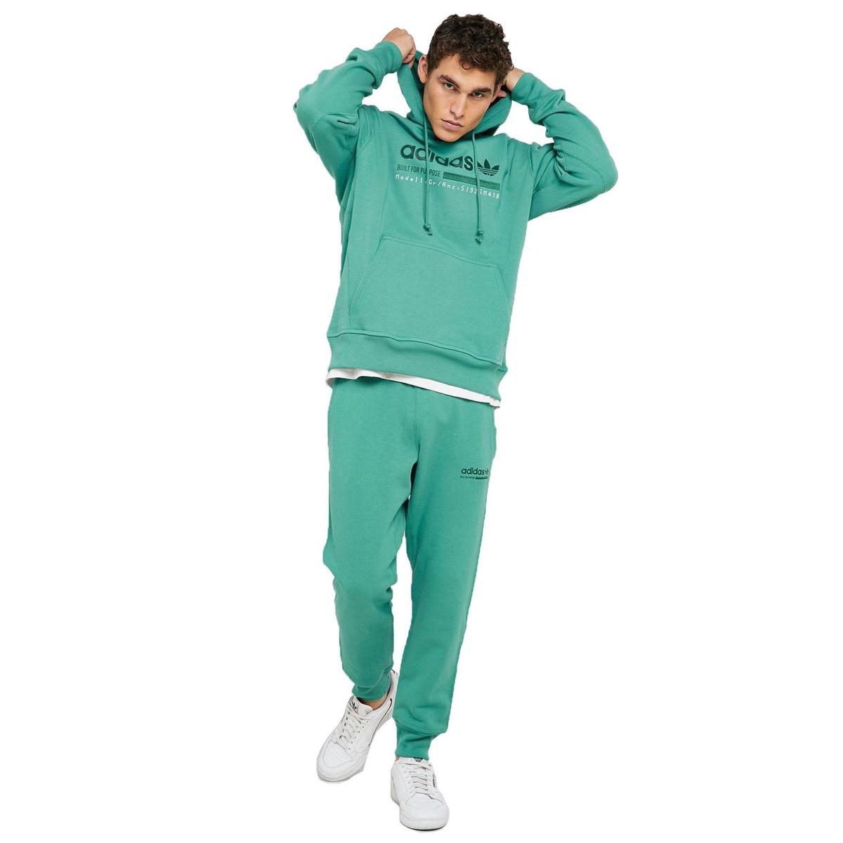 Adidas Originals Kaval Graphic Hoody Men Hoodie DV1912 True Green