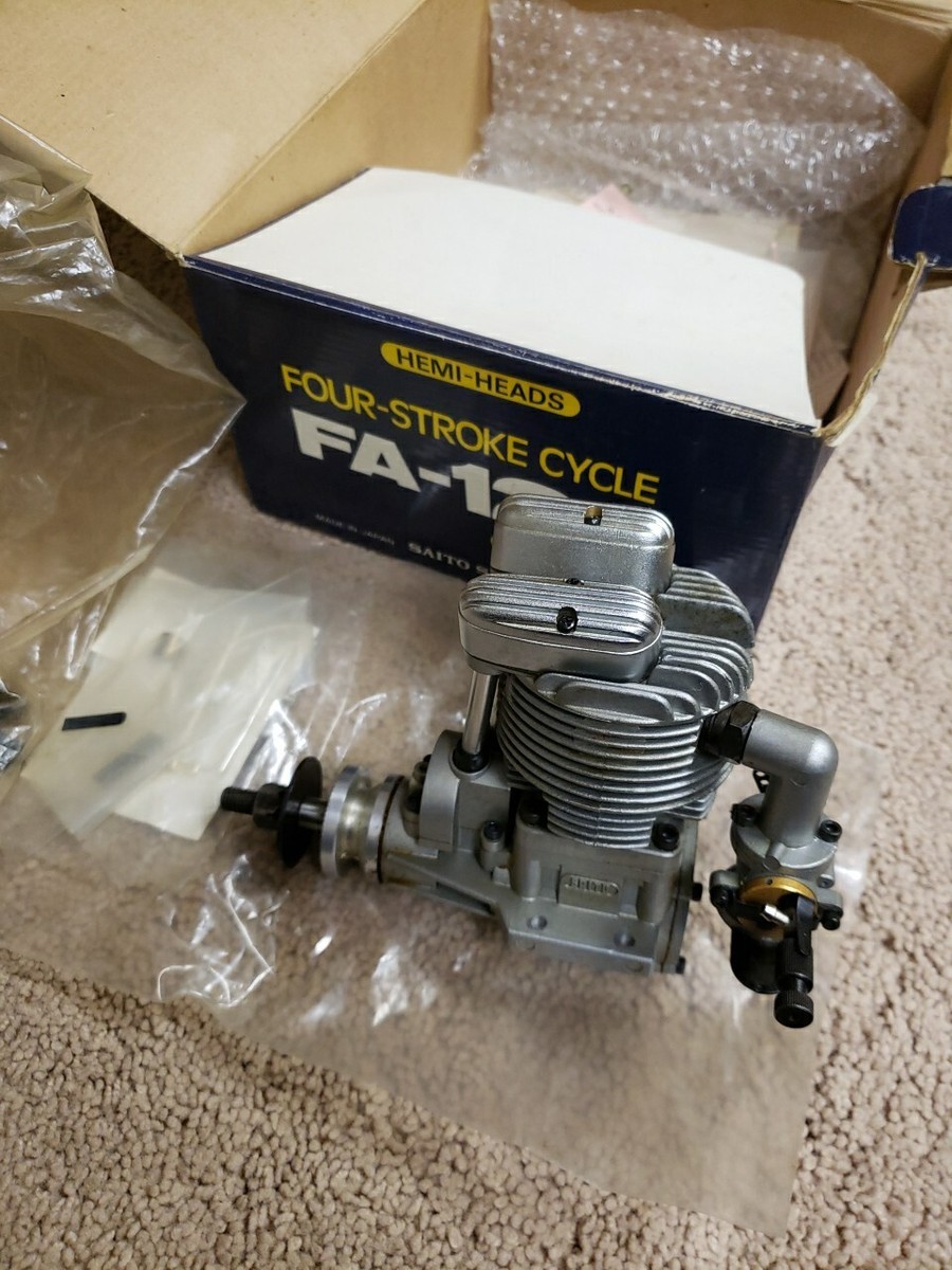 SAITO 4ストロークエンジン　FA-120（DP） Saito Engine - Saito FA-120 four stroke engine - Nice | eBay