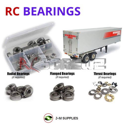 RCScrewZ Metal Shielded Bearings tam193b for Tamiya Box Trailer 1/14 56302 | KIT