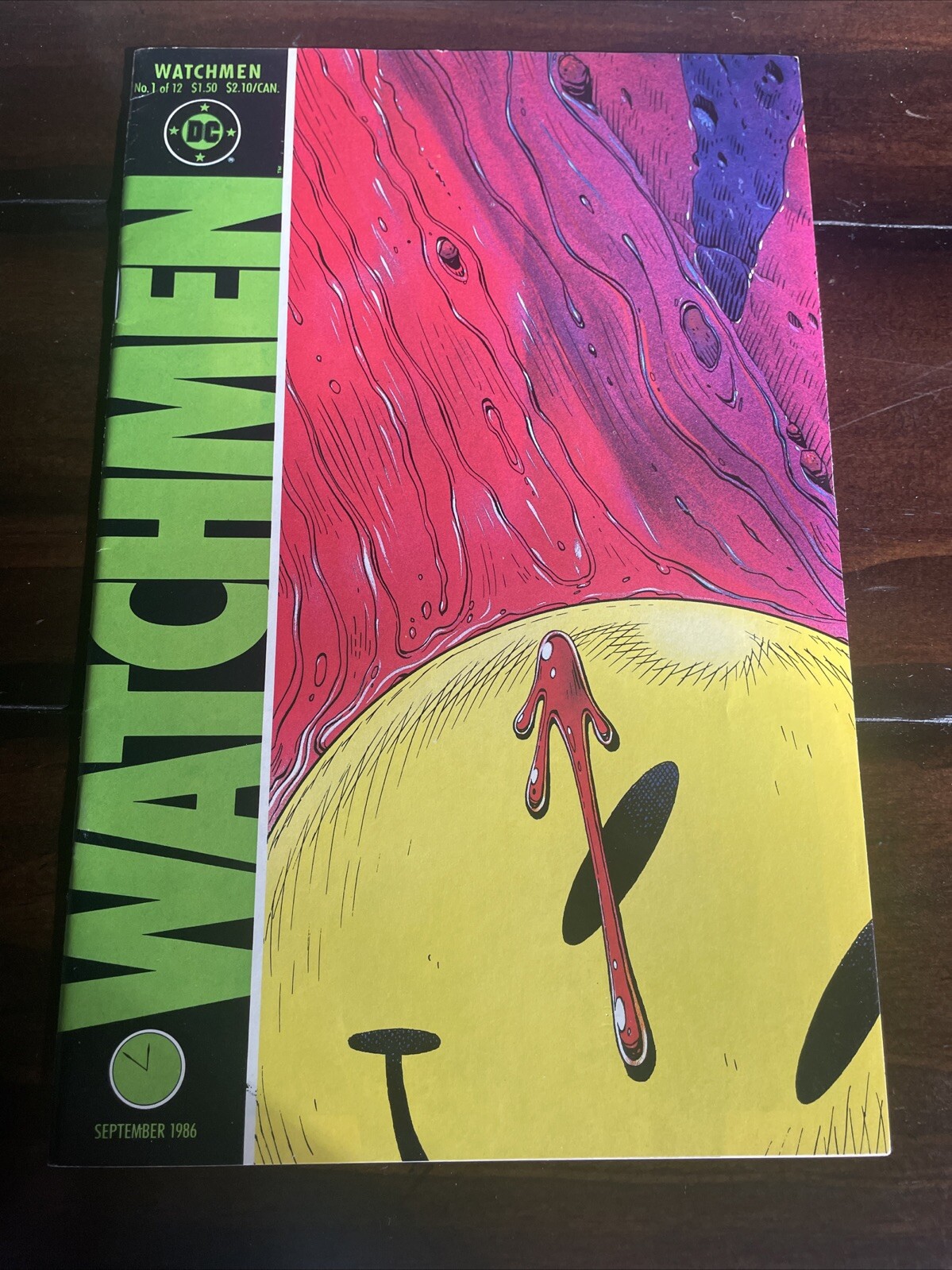 Watchmen First Page Watchmen #1 First Issue Alan Moore DC Comic 1986 | eBay