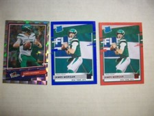 JAMES MORGAN   /   2020 DONRUSS   -   THREE DIFFERENT   -   NY JETS