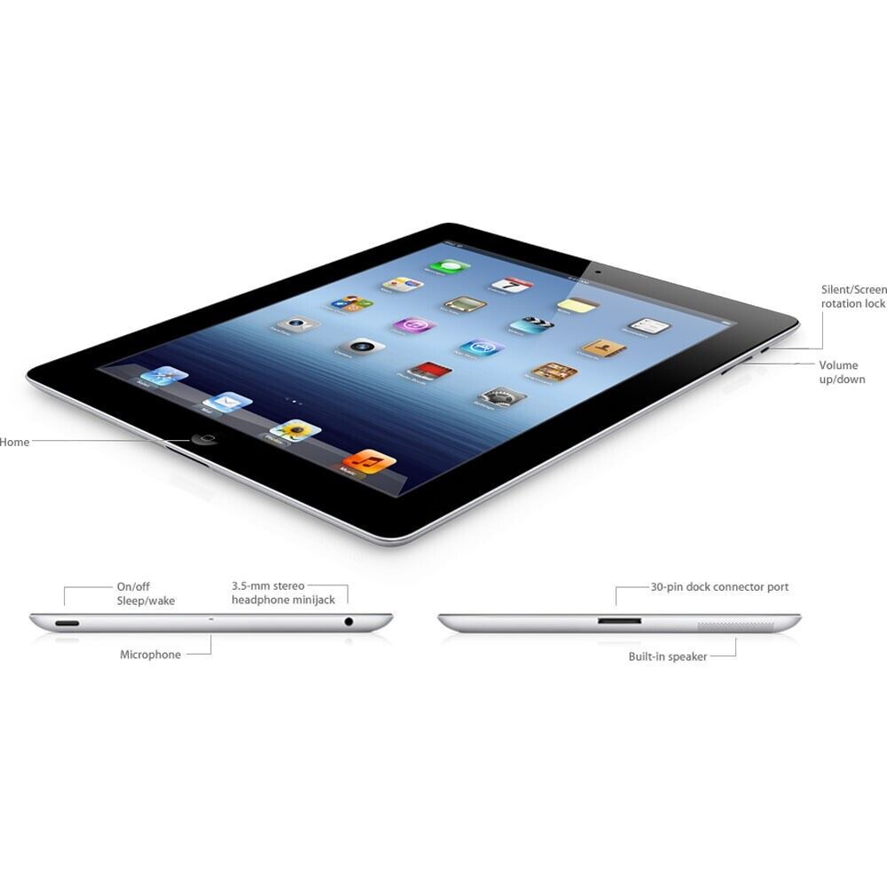 Apple iPad 3rd Gen 9.7 in WiFi + Cellular (Verizon) - 32GB Apple iPad 3rd Gen 9.7 in WiFi + Cellular (Verizon) - 32GB