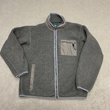 Vtg Patagonia Mens Pile Fleece Jacket Full Zip Size Large Made In USA 80s 90s