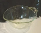 Vintage Pyrex Clear Glass Tear Drop 3 Cups Measuring Bowl 1 1/2 Pints
