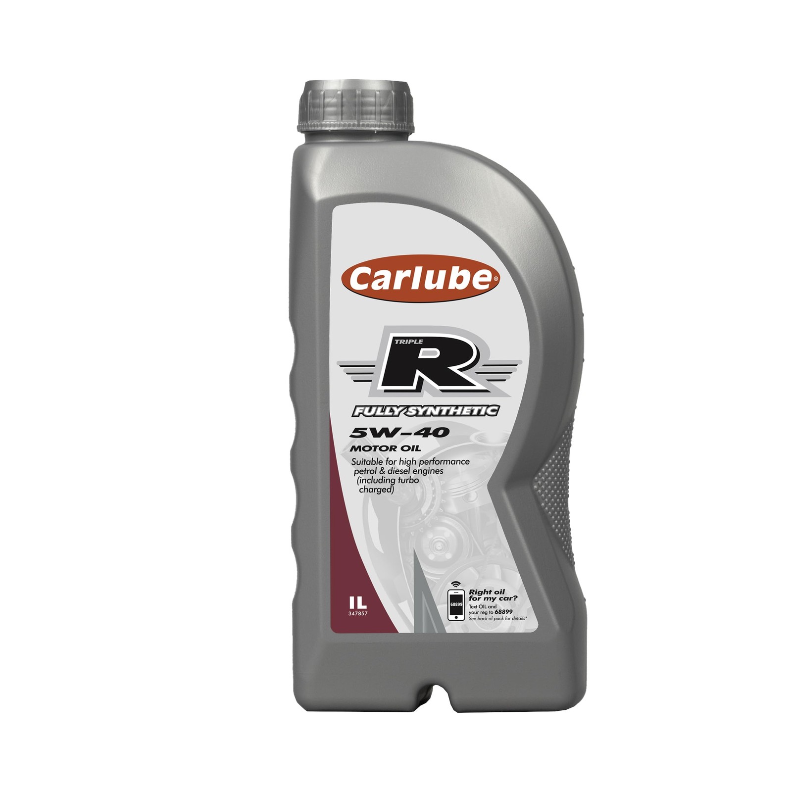 Carlube 5W40 Fully Synthetic Engine Oil  ACEA C3, High Performance, 1 Litre