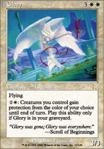 MTG Glory - Foil, NM-Mint, English Judgment