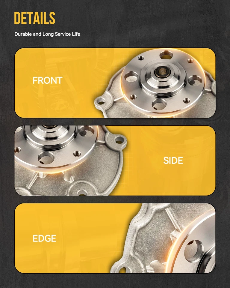 Водяной насос PW502 для 2011-2017 Ford F-250 2011-2016 F-350 F-450 Super Duty 6.7T - Изображение 4 из 4