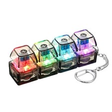 Keyboard Fidget Toys for Adults Keyboard Clicker with LED Light Keychain Fidget.