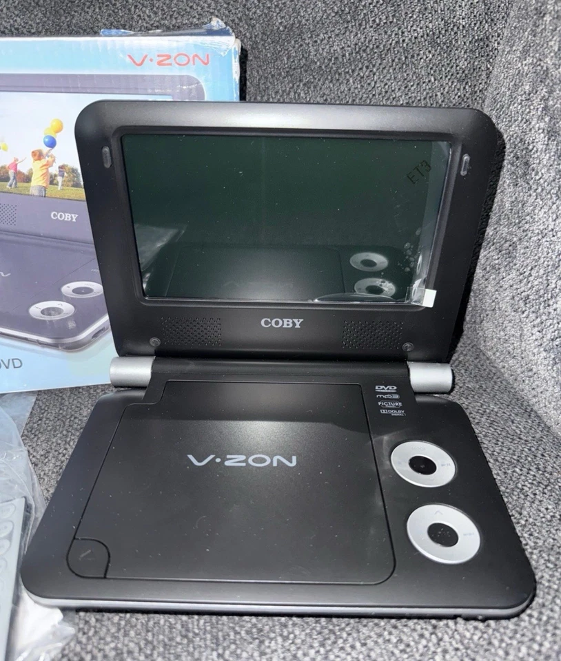 Coby  Portable DVD Player with Screen (7") - Image 2 of 2