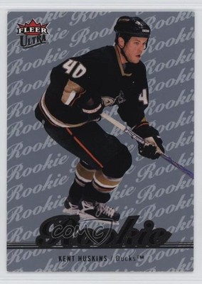 2007-08 Fleer Ultra Rookie Ice Medallion /100 Kent Huskins #226 Rookie RC 0f7x