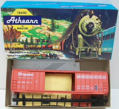 Kit Athearn 5072 HO Arcate & Mad River 50' Railbox Doble Puerta Boxcar # 1070 | Zustand: New