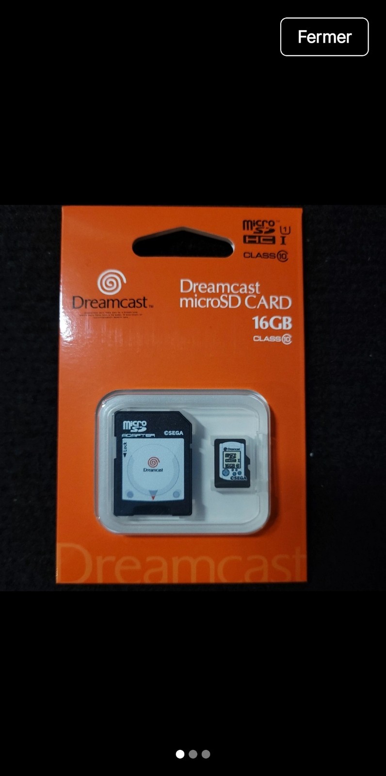 Micro SD Dreamcast officielle neuve blister