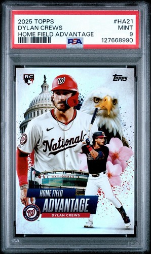Dylan Crews #HA-21 2025 Topps Home Field Advantage card