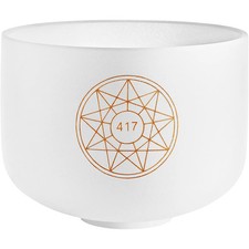 MEINL Sonic Energy Re Solfeggio Crystal Singing Bowl 10 in.