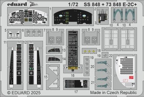 Eduard SS848 1/72 E-2C+ Zoom Set for HELLER Kit