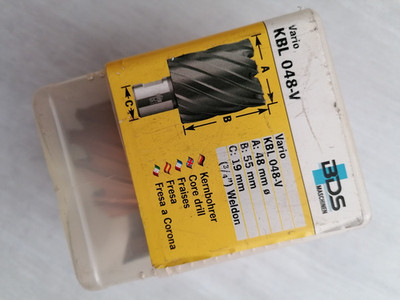 Kernbohrer BDS Metall Vario KBL 048-V  48mm HSS Bohrkrone