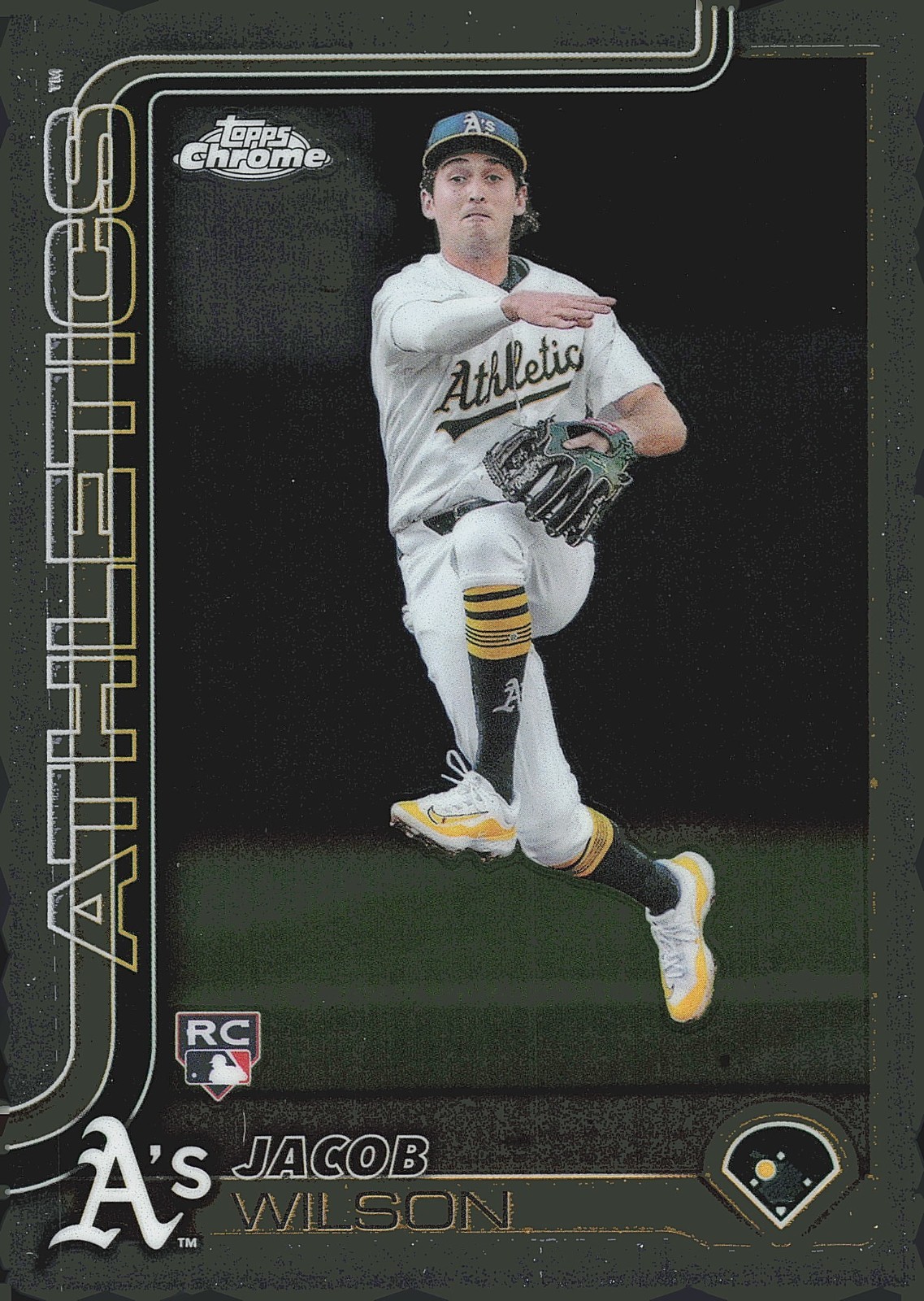 2025 Topps Chrome - Jacob Wilson #96 (RC) Athletics