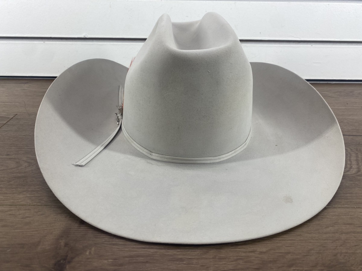 STETSON × CA4LA Vintage Stetson Sheplers Size 6 3/4 Cowboy Hat w/ Real