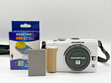Olympus PEN E-PL1s Mirrorless Camera Body White Excellent Tested From Japan