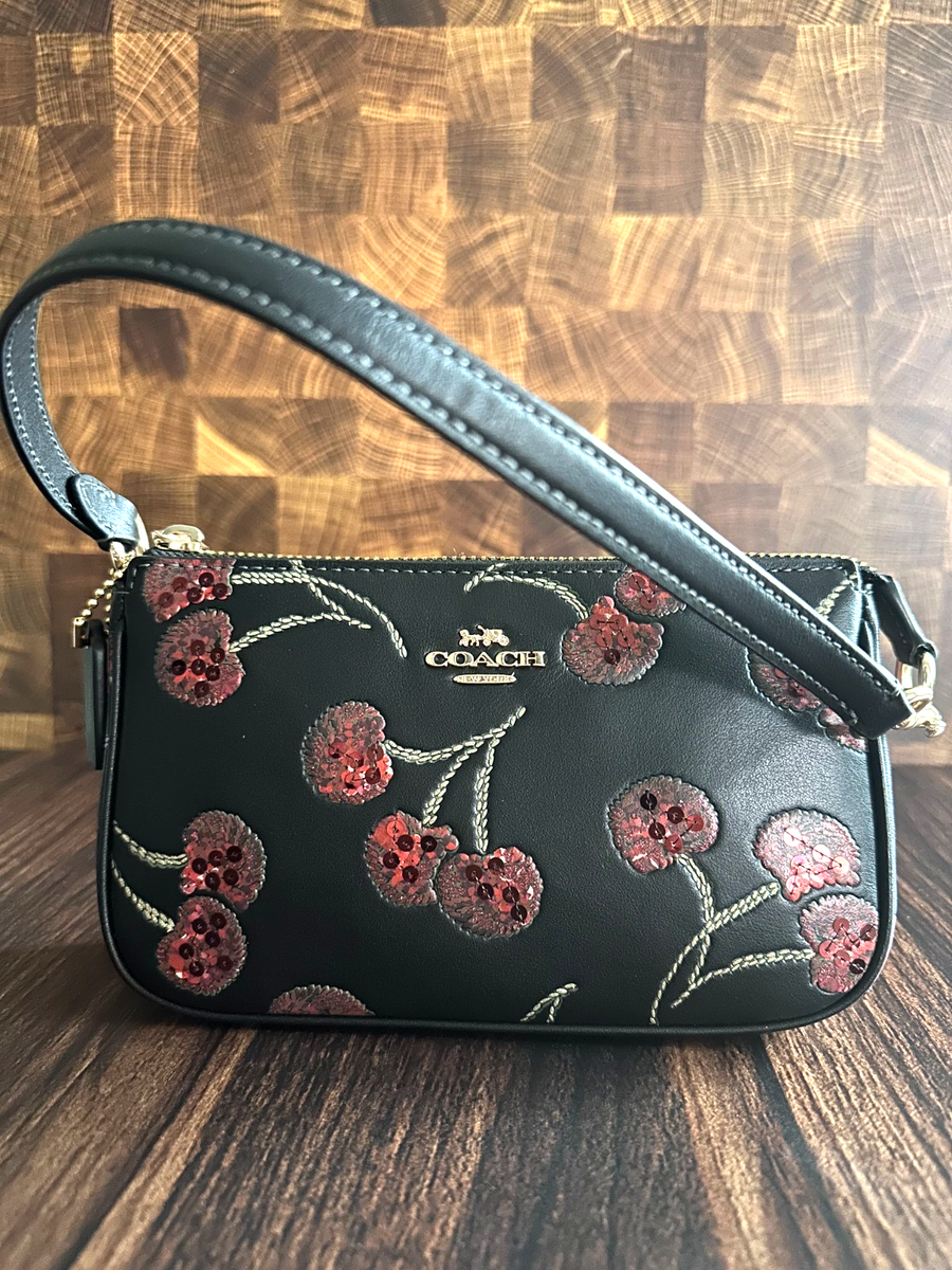 Coach Nolita 19 With Cherry Print CCZ21 Gold/Black Multi NWT | eBay