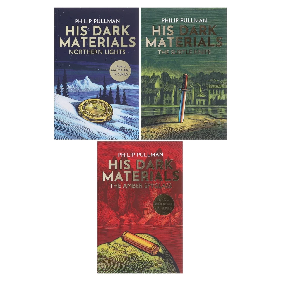 His Dark Materials trilogy by Philip Pullman 3 Books Box Set - Ages 11+ - PB - Image 2 of 4