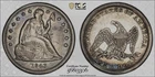 1843 SEATED LIBERTY "NO MOTTO" DOLLAR PCGS CHOICE XF 45 NICE AND GLOSSY MEDIUM