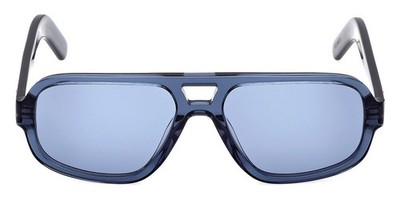 Adidas OR0134 90V Blue Aviator Plastic Sunglasses Frame 55-16-145