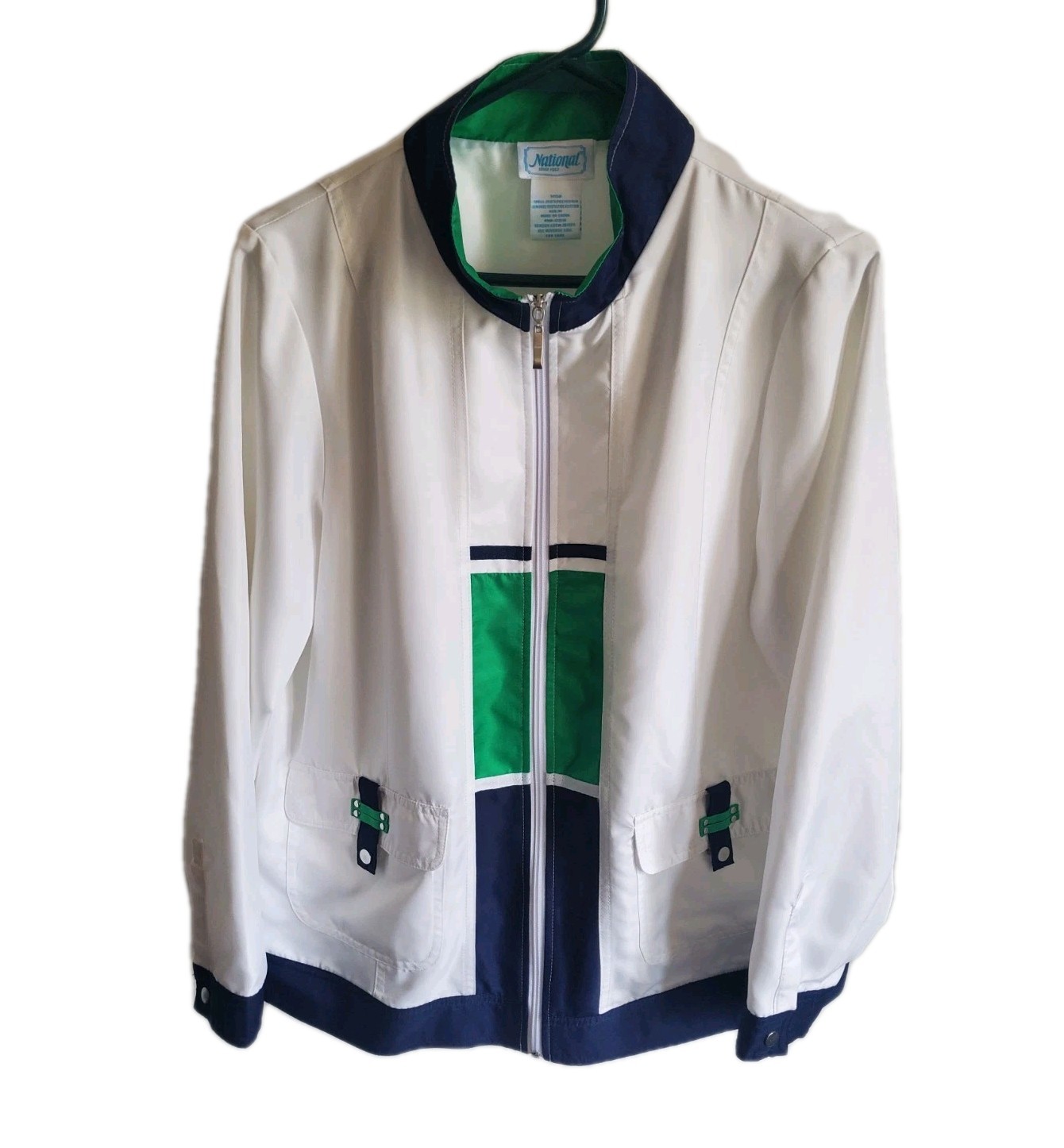 Vintage National Golf Sport Jacket Lightweight Softshell Women's Medium