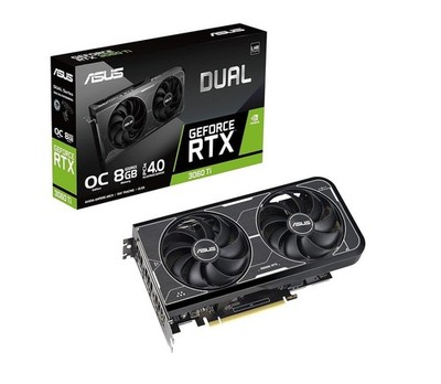 8GB Asus Dual RTX 3060 TI OC Edition PCI-E 4.0 DUAL-RTX3060TI-O8GD6X