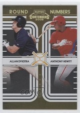 2008 Playoff Contenders Round Numbers Gold /250 Anthony Hewitt Allan Dykstra 0a1