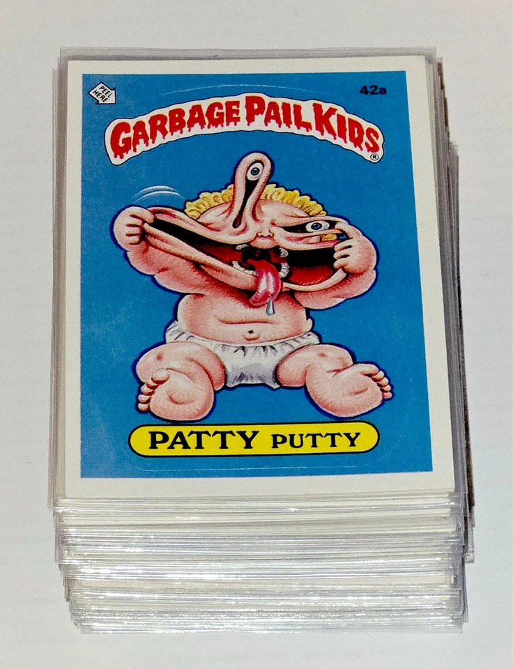 1985 GPK OS2 Set Original Series 2 ALL Live Mike set glossy & matte Garbage Pail - Image 3 of 4