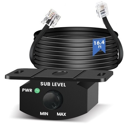 Universal Bass Control Knob for Car Amplifier with 4 PIN Extension Cable...