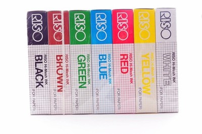 Vintage Riso Print Gocco HM Tintenröhrchen für Siebdruck neu versiegelt aus...