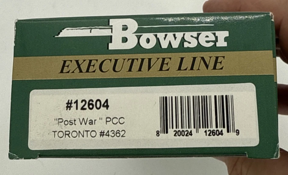 Bowser 12604 Post War PCC Toronto #4362 L/N In Box HO Scale - Image 2 of 4