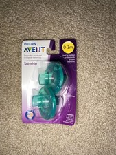 NEW Philips Avent Soothie Pacifiers 0-3m Teal 2-Pack SCF190/01
