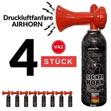 JUNG VA2 Druckluftfanfare Horn Profi Qualität 4stk 400ml Fanfare Gashupe Gashorn