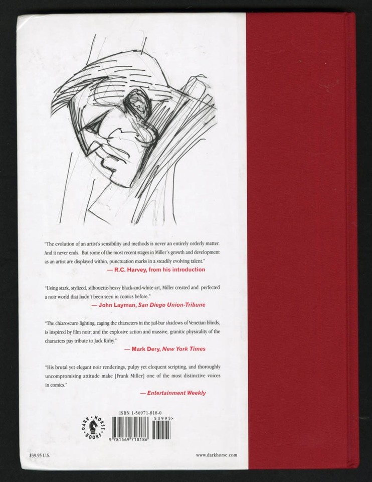 Frank Miller SIGNED The Art Of Sin City HC 1st