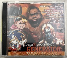 2 Dreamcast Demo Discs: Official SEGA Dreamcast Magazine Vol 7 & Generator Vol 1