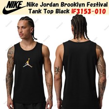 Image of Nike Jordan Brooklyn Festival Tank Top Black IF3153-010 US Size