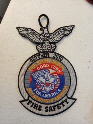 2010 Fire Safety Month patch